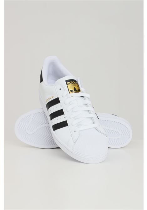 SUPERSTAR men's black and white sneakers ADIDAS ORIGINALS | EG4958.